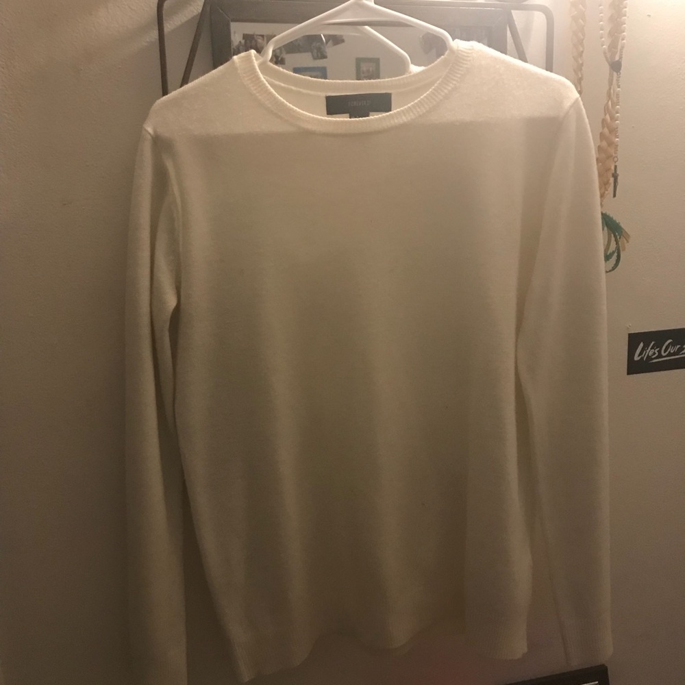 Forever 21 White Sweater